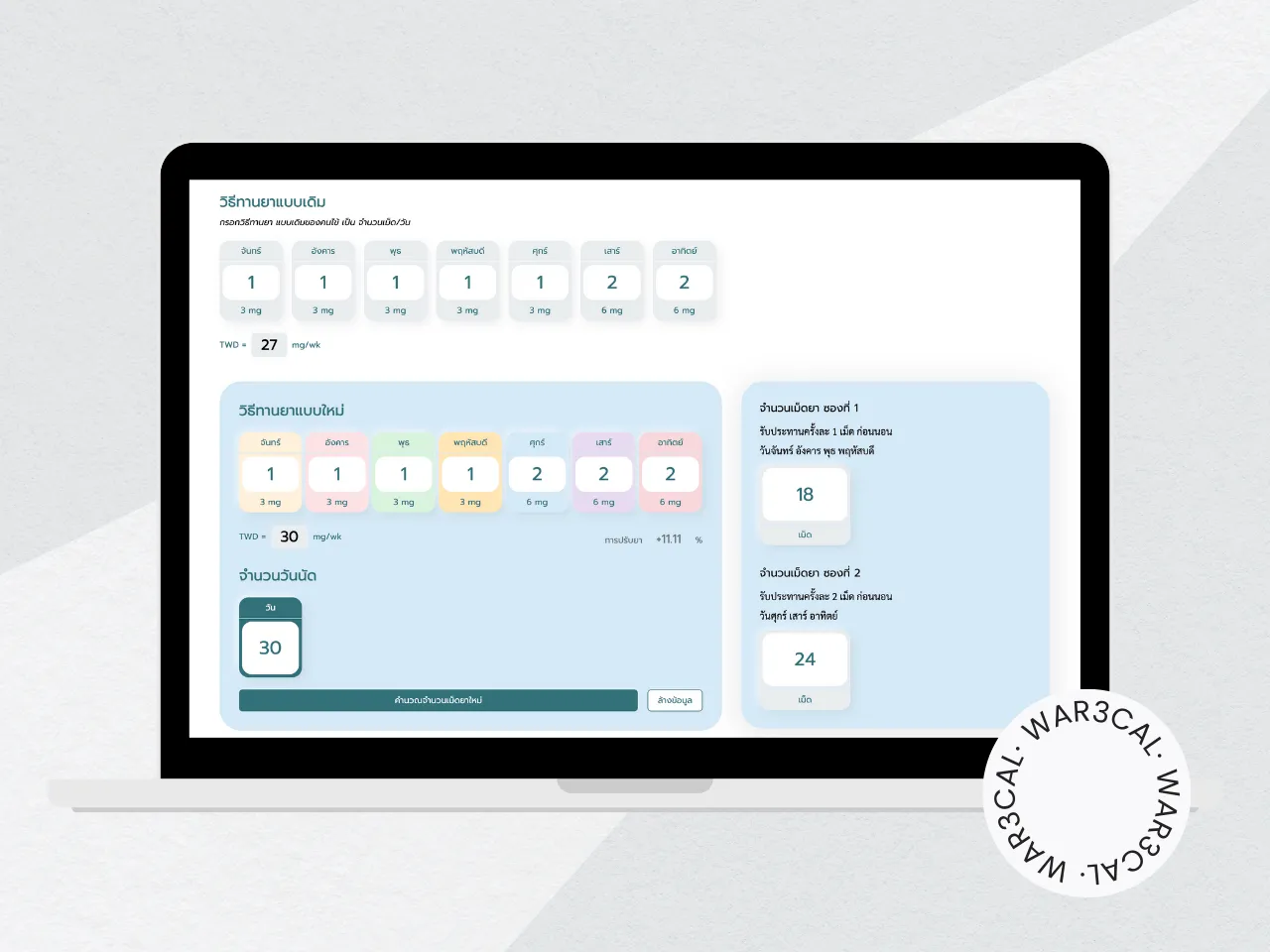 Basic Warfarin Calculator